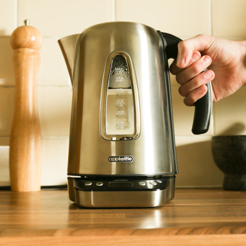 Appkettle 1.7L 2400W Smart Kettle WiFi 3G 4G Android iOS