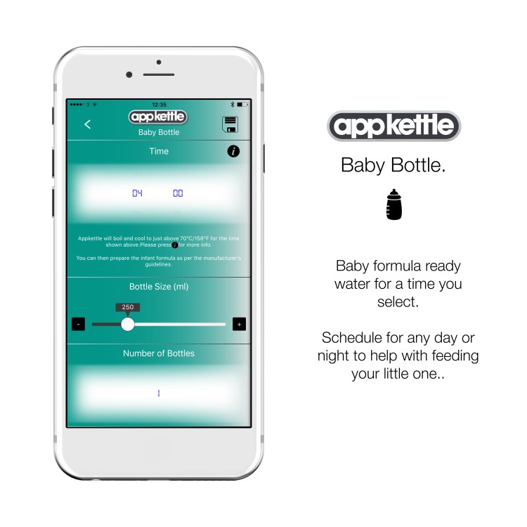Appkettle 1.7L 2400W Smart Kettle - WiFi - 3G - 4G - Android - iOS - Alexa