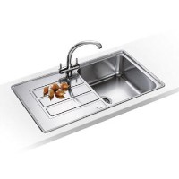 Franke APX611DP Alpina Single Bowl Stainless Steel Sink and Tap Designer Pack