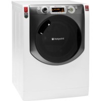 Hotpoint AQ113DA697E Aqualtis 11kg 1600rpm Freestanding Washing Machine - White With Tungsten Door