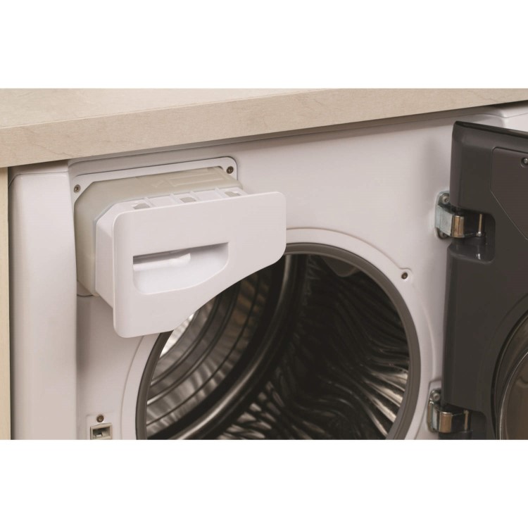 Hotpoint AQC94F7E1M Aqualtis Freestanding Condenser Tumble Dryer - White With Tungsten Door