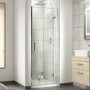 900mm Hinged Shower Door-Fiji 