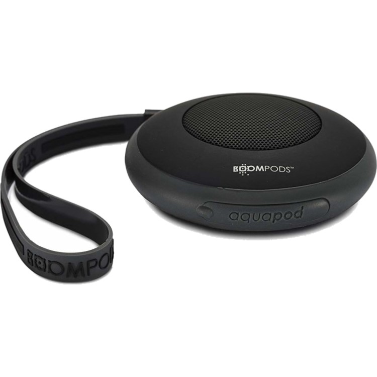 BoomPods AquaPod Bluetooth Waterproof Speaker - Dark Grey