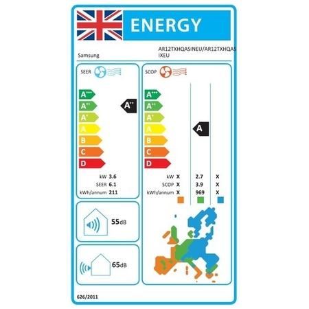 Samsung AR12ART A++ 12000 BTU Wall Mounted Air Conditioner with Heat Pump