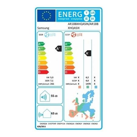 Samsung AR18ART A++ 18000 BTU Wall Mounted Air Conditioner with Heat Pump