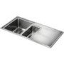 1.5 Bowl Inset Stainless Steel Kitchen Sink with Righthand Drainer - Rangemaster Arlington