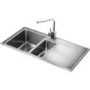 1.5 Bowl Inset Stainless Steel Kitchen Sink with Righthand Drainer - Rangemaster Arlington