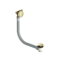 A1/ARBBBWOFILL ONLY OPENED - Brushed Brass Overflow Bath Filler Tap & Click Clack Waste - Arissa