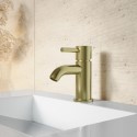 ARBBCMBMT Brushed Brass Cloakroom Mono Basin Mixer Tap - Arissa