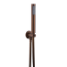 Brushed Bronze Shower Hand Shower with Wall Bracket - Arissa