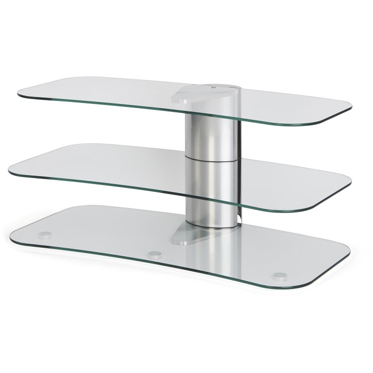 Off The Wall Arc 1000 TV Stand for up to 55" TVs - Silver