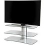 Off The Wall Arc 1000 TV Stand for up to 55" TVs - Silver