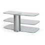 Off The Wall Arc 1000 TV Stand for up to 55" TVs - Silver