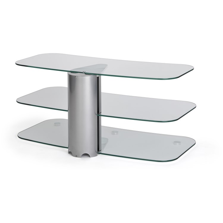 Off The Wall Arc 1000 TV Stand for up to 55" TVs - Silver