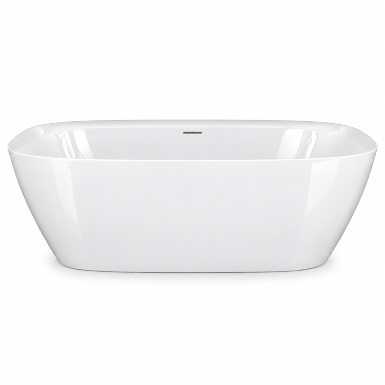 Freestanding Double Ended Bath 1650 x 780mm - Arcus