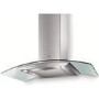 Elica ARCH90 Arch Curved Glass 90cm Chimney Cooker Hood Stainless Steel