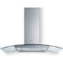 Elica ARCH90 Arch Curved Glass 90cm Chimney Cooker Hood Stainless Steel