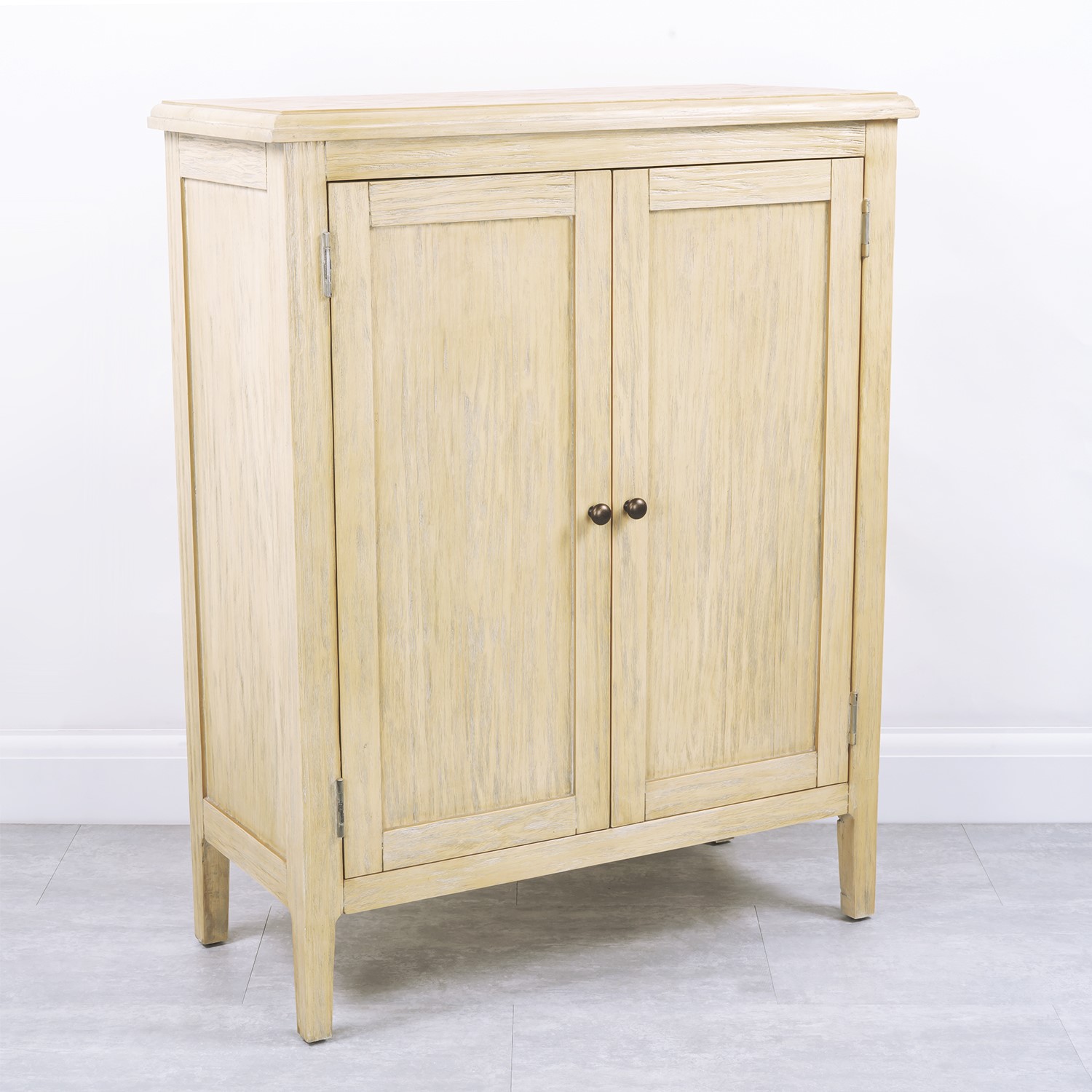 Solid Wood Shoe Cabinet With Lime Wash Finish 12 Pairs Ebay