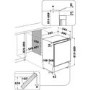 Whirlpool 144L Integrated Under Counter Fridge