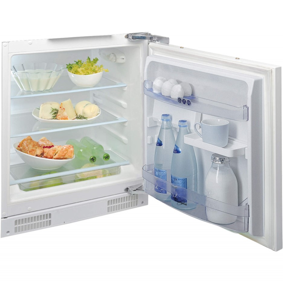 Whirlpool ARG645APLUS 130 Litre Integrated Under Counter Larder Fridge ...