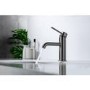 Gunmetal Mono Basin Mixer Tap With Waste - Arissa