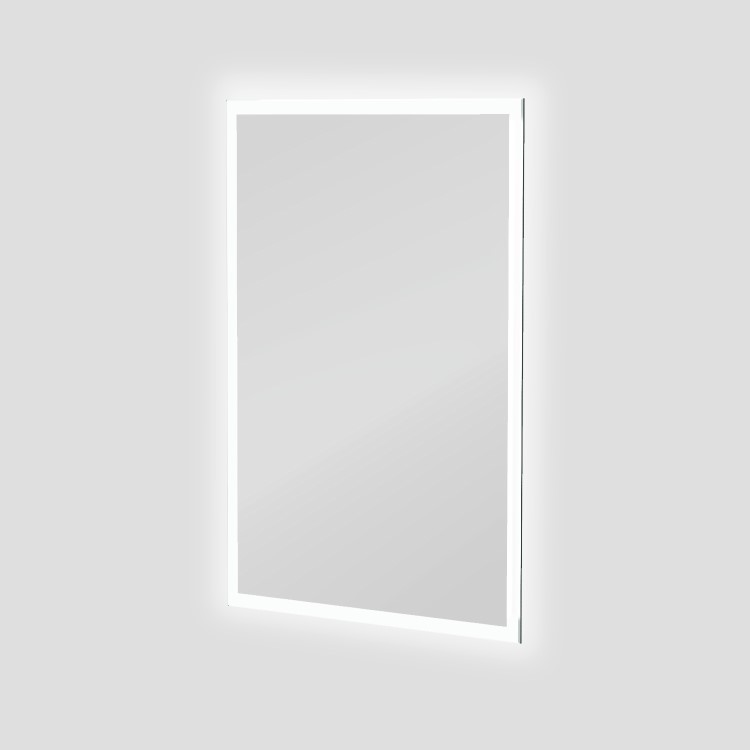 Rectangular Tiltable Bathroom Mirror with Lights 600 x 800mm - Arissa