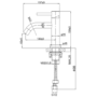 ONLY OPENED - Brushed Brass Cloakroom Mono Basin Mixer Tap - Arissa