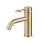 GRADE A2 - Brushed Brass Mono Basin Mixer Tap - Arissa