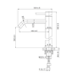 ALMOST PERFECT - Black Tall Single Lever Mono Basin Mixer Tap - Arissa