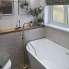 Brass Freestanding Bath Shower Mixer Tap - Arissa