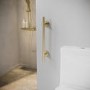 Brass Bathroom Grab Rail 450 x 77mm - Arissa