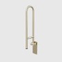 Brass Folding Bathroom Grab Rail 600 x 160mm - Arissa
