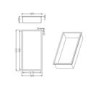 Brass Shower Niche 610 x 305mm - Arissa
