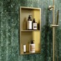 Brass Shower Niche with Shelf 305 x 610mm - Arissa