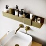 Brass Bathroom Organiser Shelf 600mm- Arissa