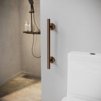 Bronze Bathroom Grab Rail 450 x 77mm - Arissa