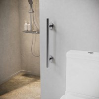 Chrome Bathroom Grab Rail 450 x 77mm - Arissa