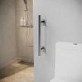 Chrome Bathroom Grab Rail 450 x 77mm - Arissa