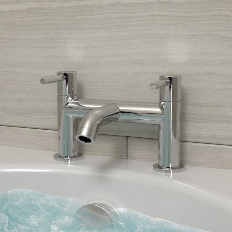 Chrome Bath Mixer Tap - Arissa