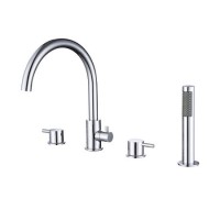 Chrome 4 Hole Bath Shower Mixer Tap - Arissa Chrome 4 Hole Bath Shower Mixer Tap - Arissa