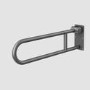 Gunmetal Grey Folding Bathroom Grab Rail 600 x 160mm - Arissa