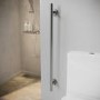 Gunmetal Grey Bathroom Grab Rail 800 x 77mm - Arissa