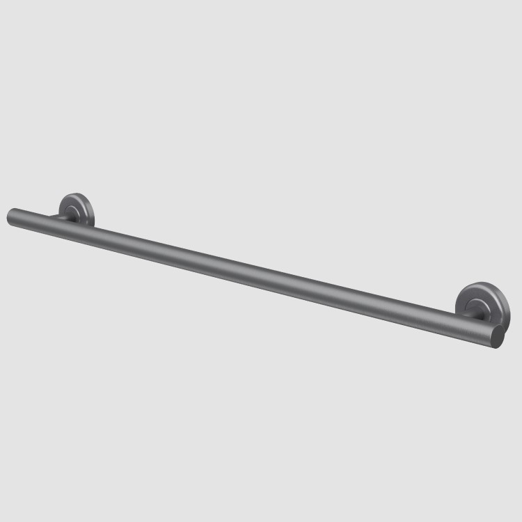 Gunmetal Grey Bathroom Grab Rail 800 x 77mm - Arissa