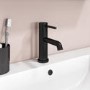 Black Mono Basin Mixer Tap - Arissa