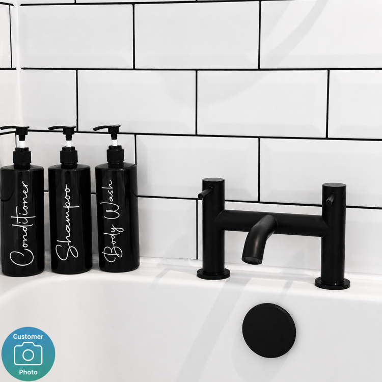 Black Bath Mixer Tap - Arissa