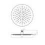 Black 250mm Round Rainfall Shower Head - Arissa