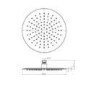 Black 250mm Round Rainfall Shower Head - Arissa