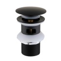 ARIMB018 Black Click Clack Slotted Basin Waste - Arissa
