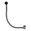 ARIMB021 Black Easy Clean Click Clack Bath Waste with Overflow - Arissa