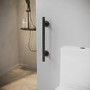 Black Bathroom Grab Rail 600 x 77mm - Arissa